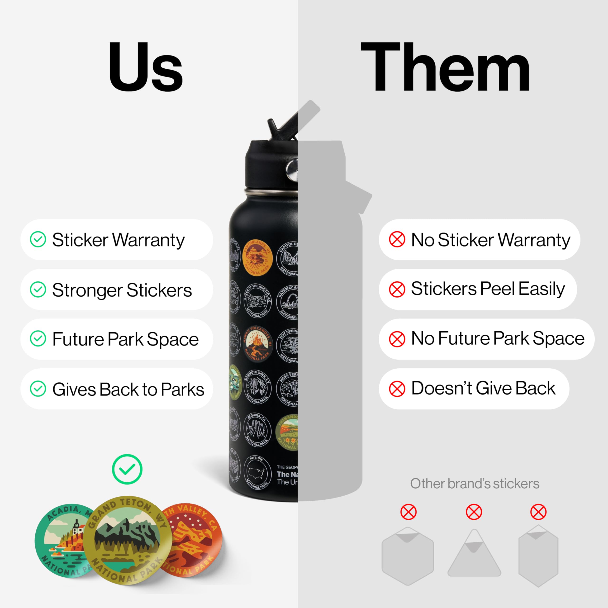 NOsWEA ポーチ サーモボトル ステッカー THERMOS シール サーモス thermos カスタマイズシール